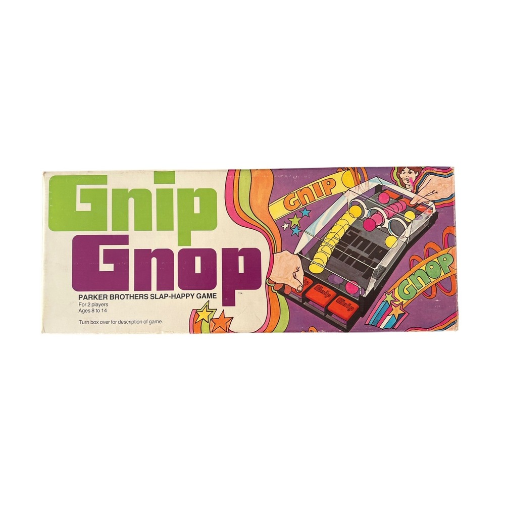 Gnip Gnop Slap-Happy Game Vintage 1971 Parker Brothers Original Box 2 Players - Picture 6 of 11